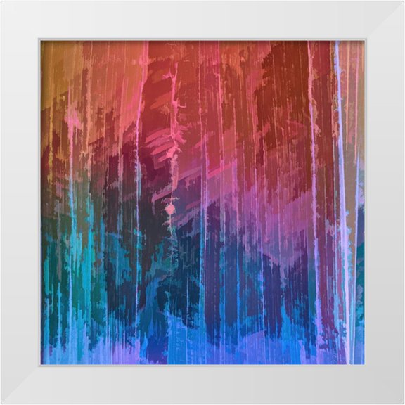 Alpenglow Workshop 12x12 White Modern Wood Framed Museum Art Print Titled - Northern Lights