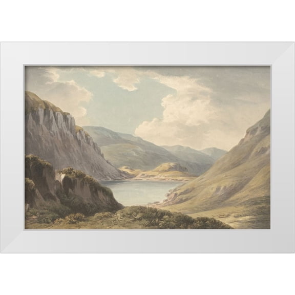 Alpenglow Workshop 14x11 White Modern Wood Framed Museum Art Print Titled - Glen