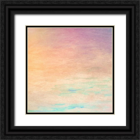 Alpenglow Workshop 20x20 Black Ornate Wood Framed with Double Matting Museum Art Print Titled - Early Light