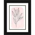 thumbnail image 1 of Alpenglow Workshop 23x32 Black Ornate Wood Framed with Double Matting Museum Art Print Titled - Watercolor Branch I, 1 of 4
