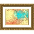 thumbnail image 1 of Alpenglow Workshop 24x17 Gold Ornate Wood Framed with Double Matting Museum Art Print Titled - Ancestral Messages, 1 of 4