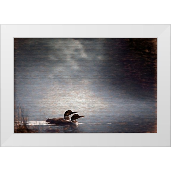 Alpenglow Workshop 32x23 White Modern Wood Framed Museum Art Print Titled - By Your Side