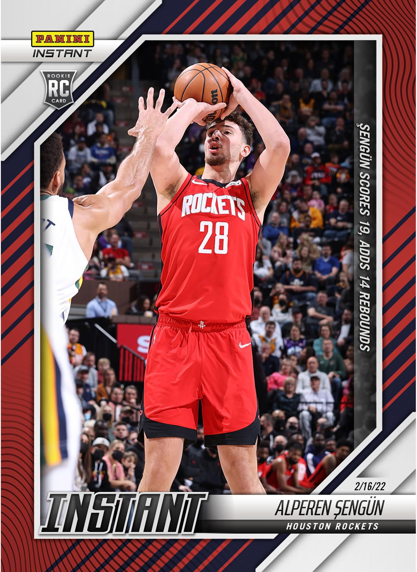 Alperen Sengun Houston Rockets Fanatics Exclusive Parallel Panini 