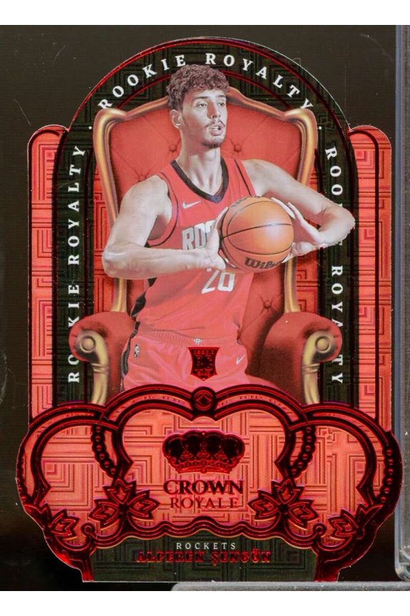 Alperen Sengun Rookie Card 2021-22 Crown Royale Rookie Royalty Asia Red #4