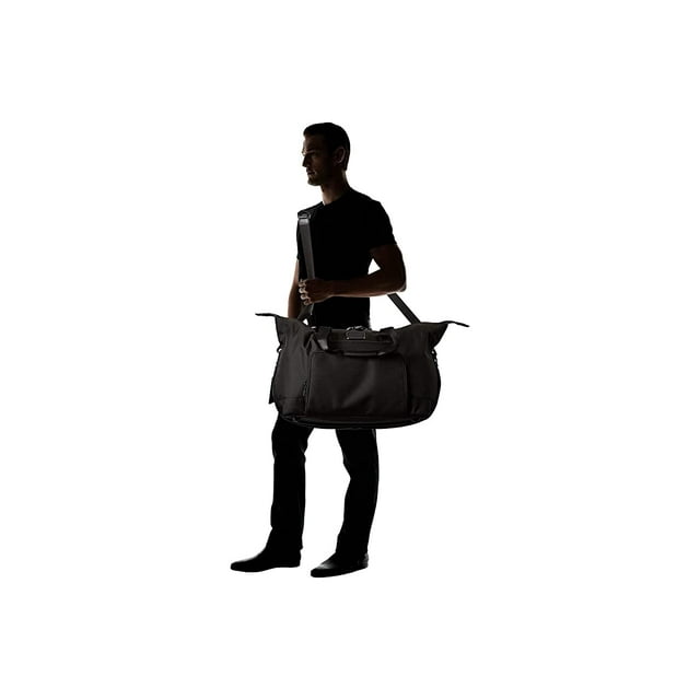 Alpha 3 Double Expansion Travel Satchel - (Black)