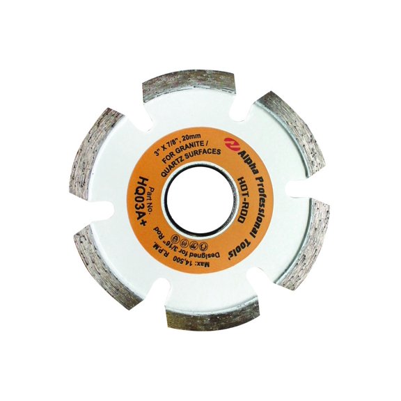 Alpha 3" Granite Hot-Rod Blade With 7/8" Arbor for 3/16" Rod