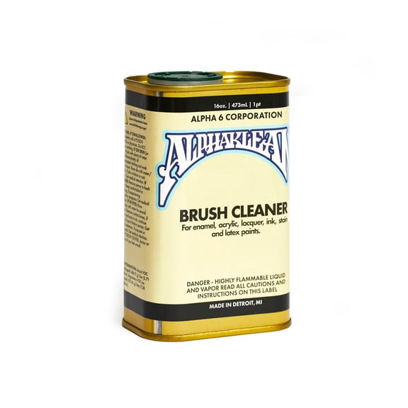 Alpha 6, AlphaKlean Brush Cleaner, 472ml (16oz)