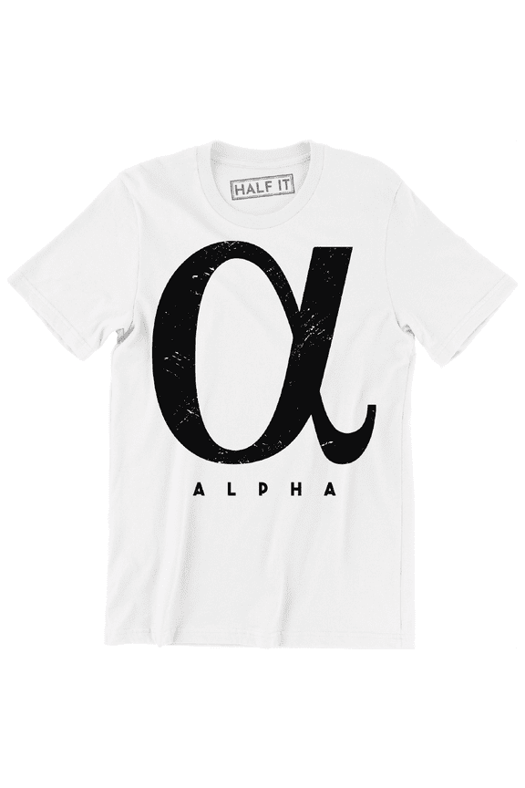 Alpha A Code Word Representing The Letter A Logo Symbol Men's T-Shirt