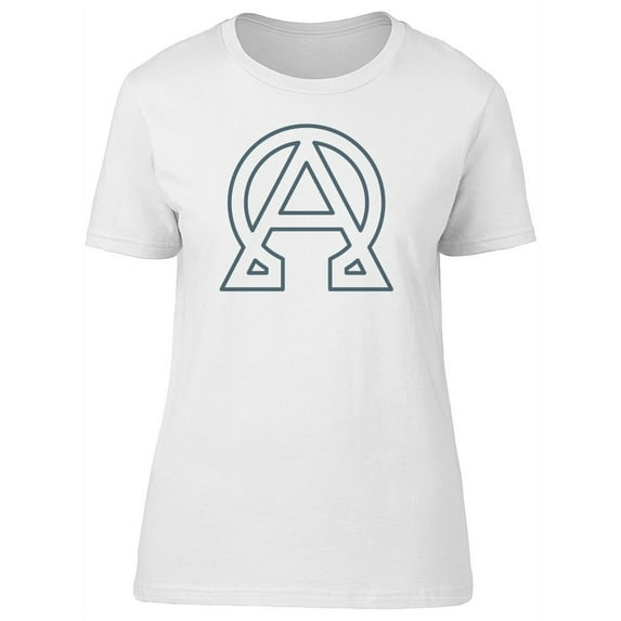 Alpha And Omega Symbol T-Shirt Women -Image by Shutterstock, Female Small