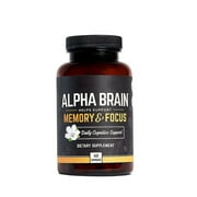 Alpha BRAIN Premium Nootropic Brain Health Supplement,MMW, Memory and Focus Support, 60 Ct
