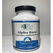 Alpha Base Capsules without Iron 120 capsules by Ortho Molecular Products