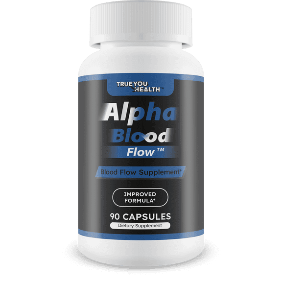 Alpha Blood Flow - Improved Formula - Our Best Alpha Boost Male Blood Circulation Supplements for Men - Circulatory Supplements Best Blood Flow Vasodilator Nitric Oxide Blood Flow Supplements for Men