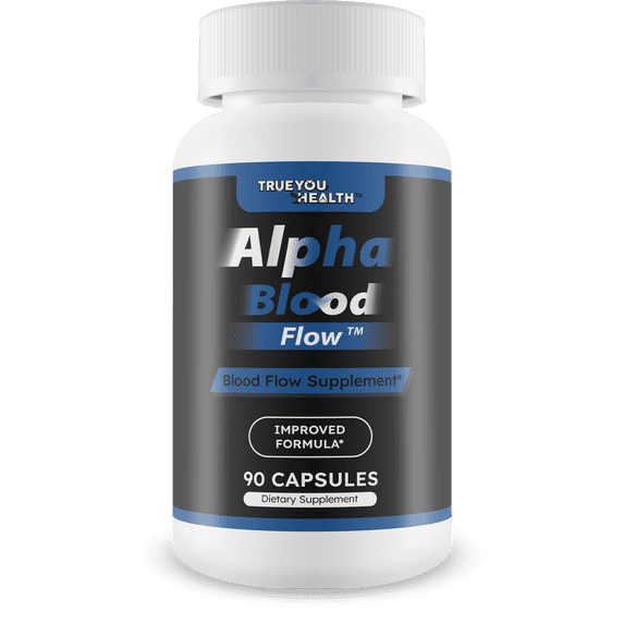 Alpha Blood Flow - Improved Formula - Our Best Alpha Boost Male Blood Circulation Supplements for Men - Circulatory Supplements Best Blood Flow Vasodilator Nitric Oxide Blood Flow Supplements for Men