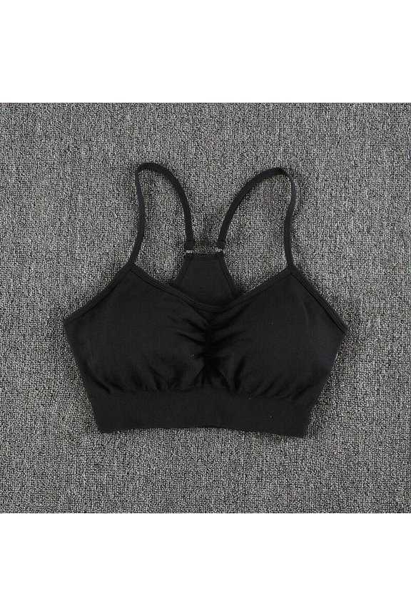 Women Bralette Push Up Strap Sports Bra