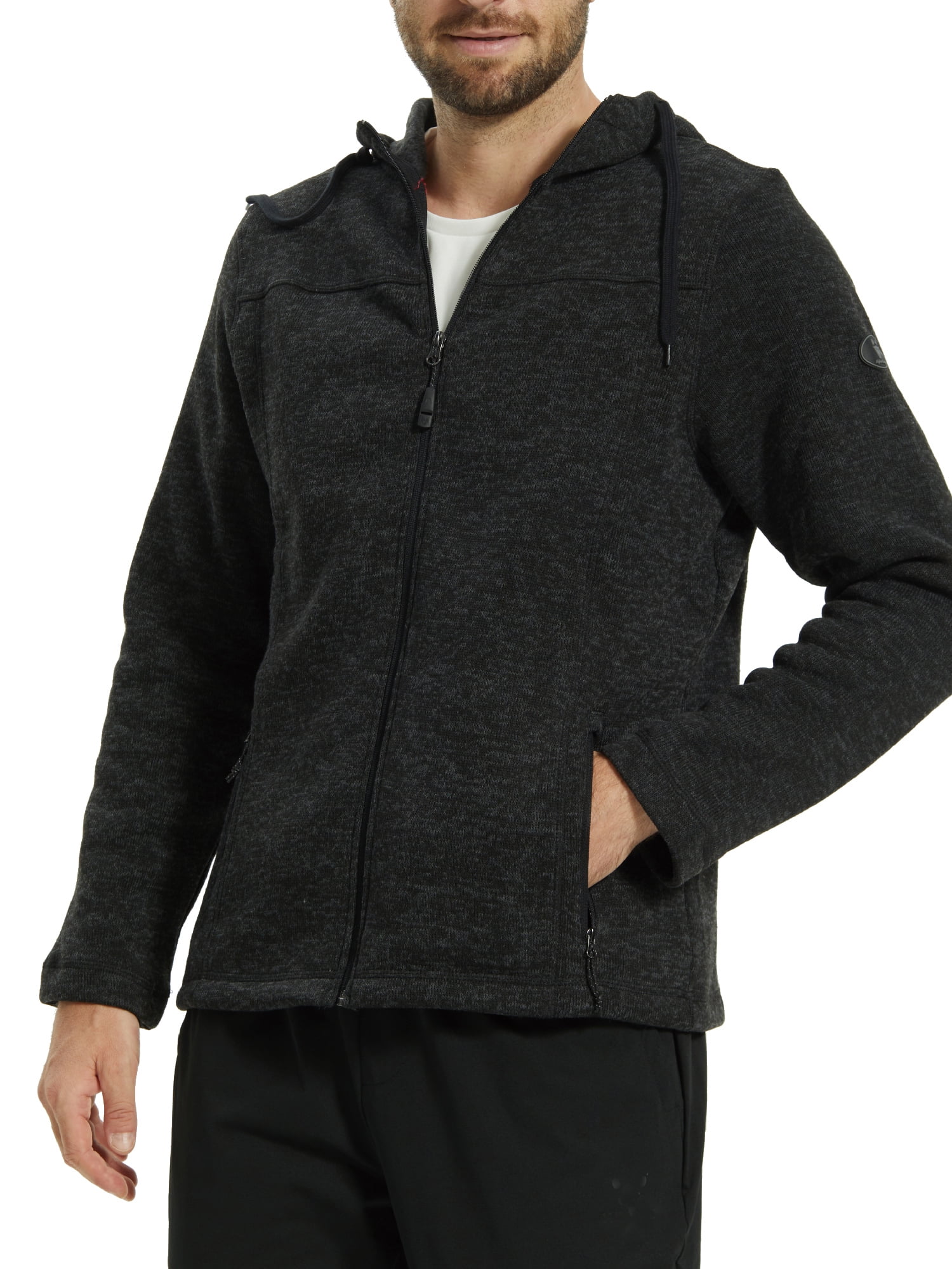 Alpha Camper Men's Fleece Zip Up Soft Hoodie Jacket with Pockets, up to size 2XL
