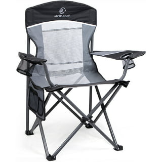 VILLEY Heavy Duty Directors Chair, Folding Camping Chairs, Portable Foldable Chair, for Camp Tailgating Lawn Picnic Fishing Beach, Supports 350 lbs