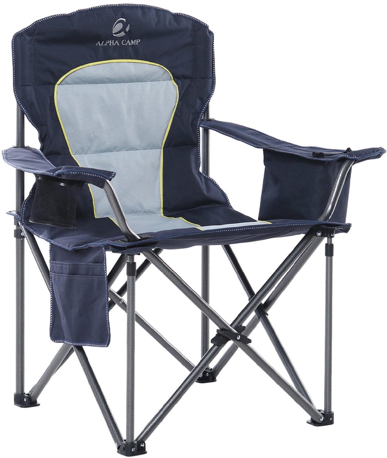 Alpha Camper Folding Adult Camping Chair, Heavy-Duty, Portable