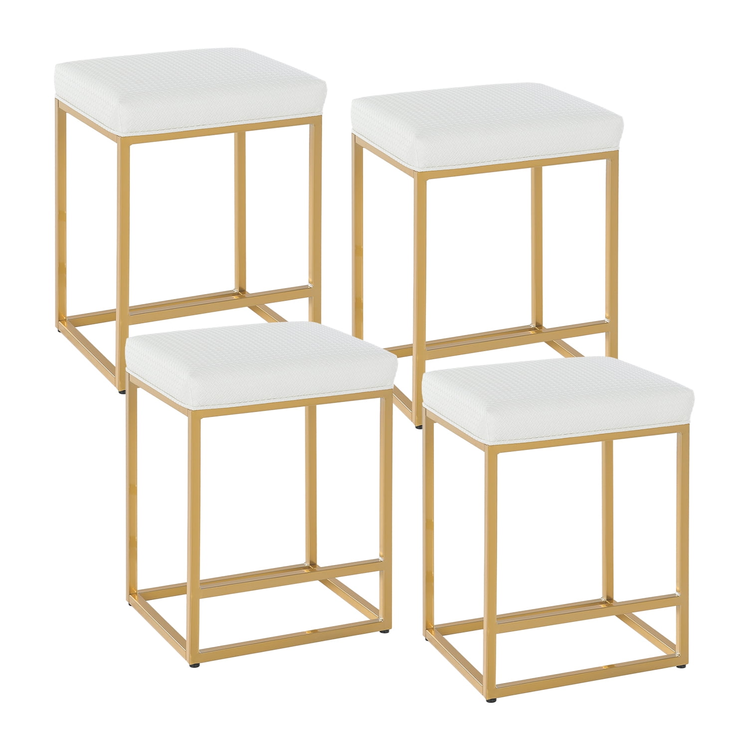 Alpha Camper Set of 4 Grey & Gold 24
