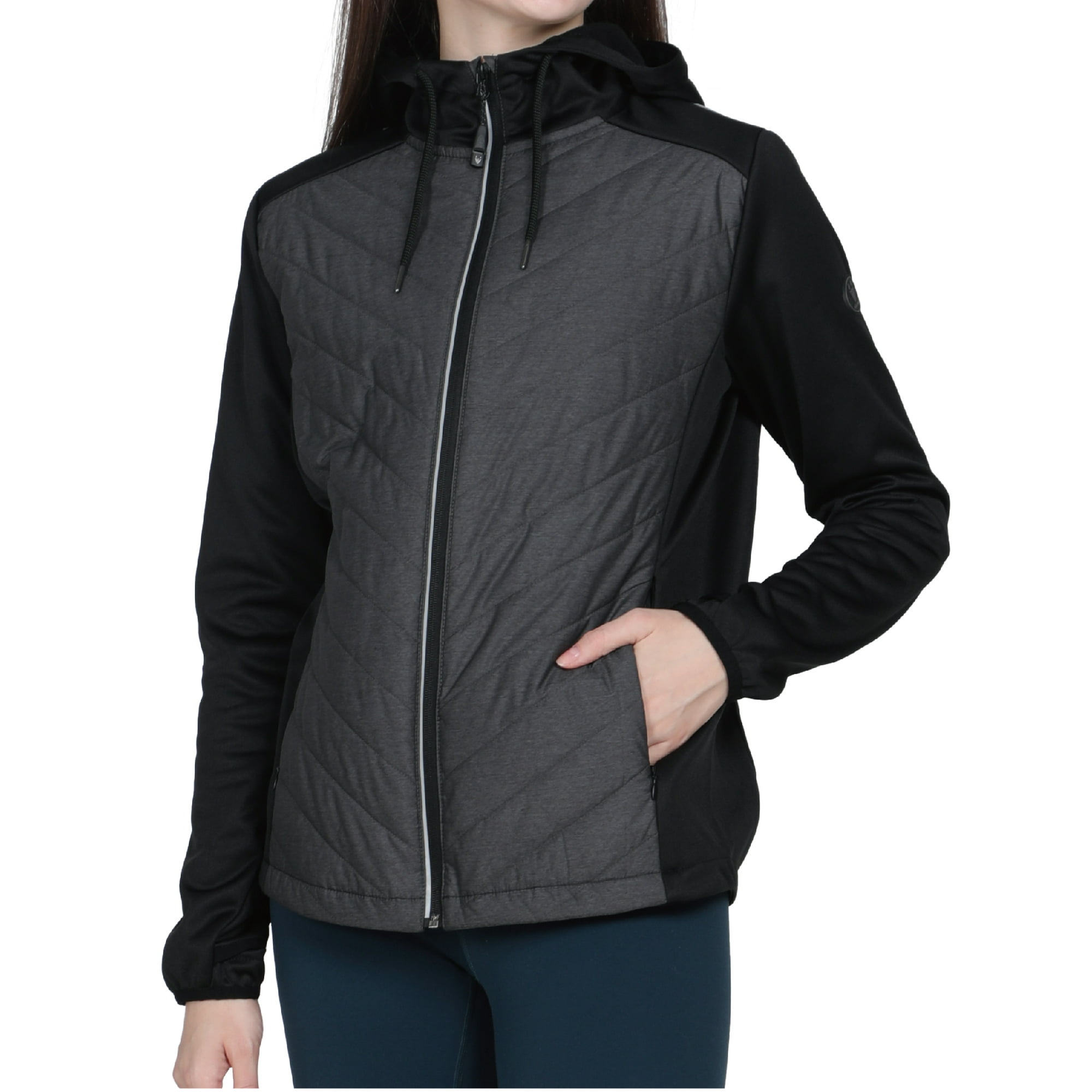 Alpha Camper Women's Winter Thermal Track Lightweight Jacket Zip