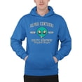 thumbnail image 1 of Alpha Centauri Athletics - Alien Sports Emoji Graphic Men's Hoodie, 1 of 4