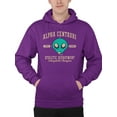 thumbnail image 1 of Alpha Centauri Athletics - Alien Sports Emoji Graphic Men's Hoodie, 1 of 4