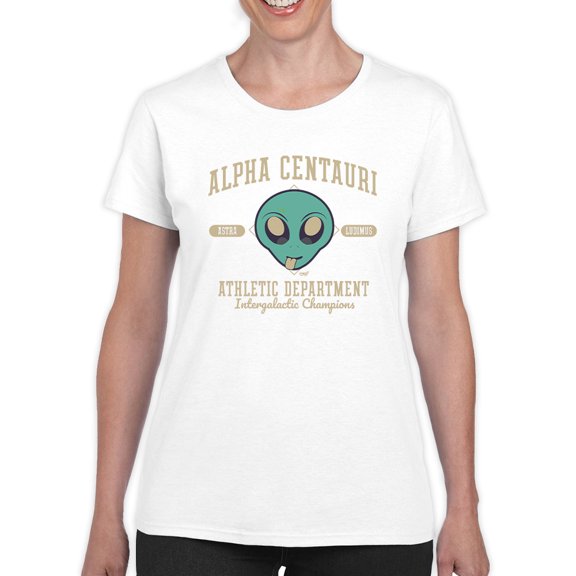 Alpha Centauri Athletics - Alien Sports Emoji Graphic Women's T-shirt