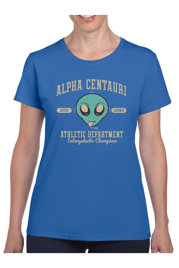 Alpha Centauri Athletics - Alien Sports Emoji Graphic Women's T-shirt