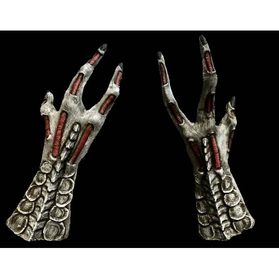 Alpha Centauri Grey Alien Gloves - Lord Grimley's Manor Halloween Adult Latex Hands