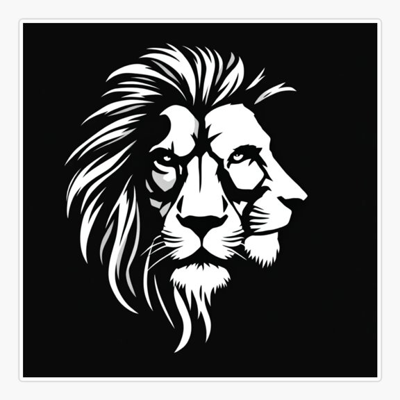 Alpha Christian Faith Symbol Sticker
