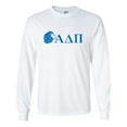 thumbnail image 1 of Alpha Delta Pi Long Sleeve T-shirt Greek Letter Design – Sport Grey- Large, 1 of 2
