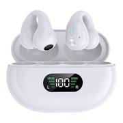 Alpha Digital Wireless Ear Clip Earbuds with Bluetooth 5.3, up to 18 Hours Playtime, 350mAh Battery, Lightweight, Ideal for Excercise, Cycling, Sports, Driving