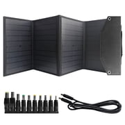Alpha Digital S40 Foldable Solar Charging Panel with USB Power Supply, Durable & Waterproof