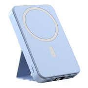 Alpha Digital 10,000mAh Magnetic Wireless Charge Power Bank with Foldable Stand, Purple