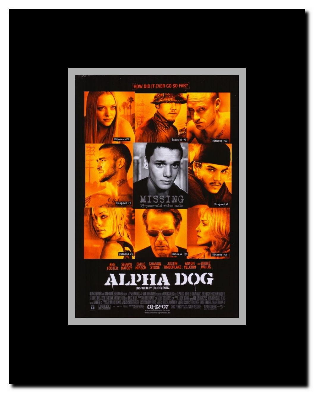 Alpha Dog Framed Movie Poster
