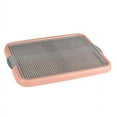 thumbnail image 1 of Alpha Dog Series Indoor Dog Toilet Pet Training Pad Trays (Grey/Pink), 1 of 12