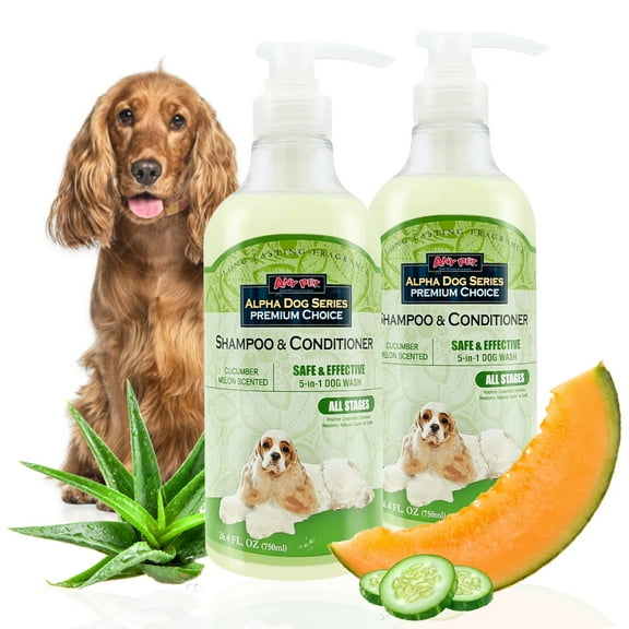 Alpha Dog Series Shampoo&Conditioner(Adult Formula) - Pack of 2