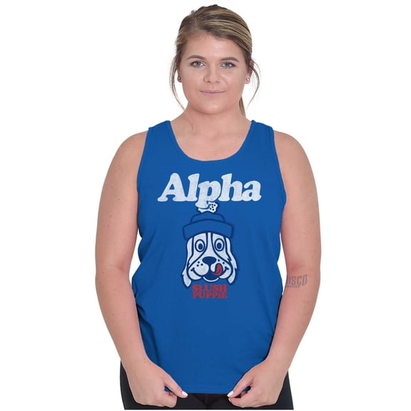 Alpha Dog Slush Puppie 80s Logo Tank Top T Shirts Men Women Brisco Brands S