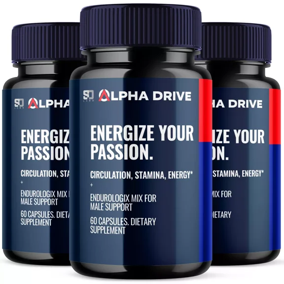 Alpha Drive - Boost Daily Energy and Support Active Lifestyle (3 Pack)