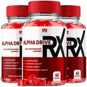 Alpha Drive RX Male Enhancing Gummies - Mens Performance 180 Gummies