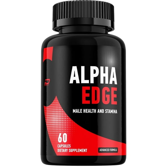 Alpha Edge for Men Dietary Supplement, AlphaEdge Male Formula Pills, 60 Capsules