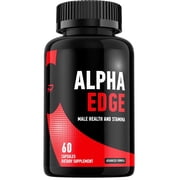 Alpha Edge for Men Dietary Supplement, AlphaEdge Male Formula Pills, 60 Capsules
