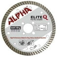 thumbnail image 1 of Alpha Elite Q Turbo Rim Wet/Dry Cutting Blade for Eng. Stone, Granite  Quartzite, 1 of 1
