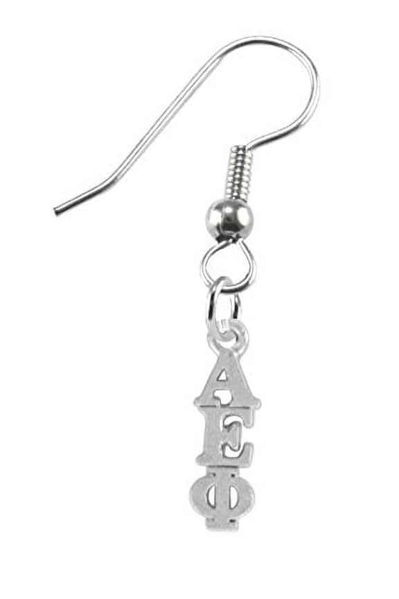 Alpha Epsilon Phi Earrings, Safe- Hypoallergenic Nickel, Lead Free Licensed Sorority Jewelry Manufacturer