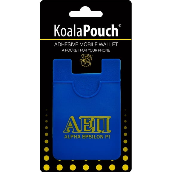 Alpha Epsilon Pi - Koala Pouch - Adhesive Cell Phone Wallet