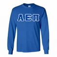 thumbnail image 1 of Alpha Epsilon Pi Lettered Long sleeve Large Royal Blue, 1 of 1