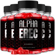 Alpha Erec ACV Male Gummies Advanced Formula Vitamin Supplement AlphaErec 5 Pack