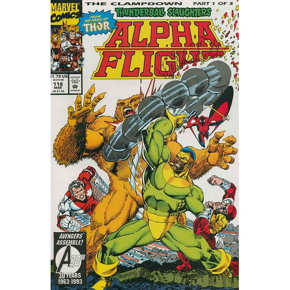 Alpha Flight (1st Series) #118 VF ; Marvel Comic Book