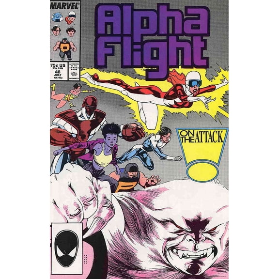 Alpha Flight (1st Series) #48 VF ; Marvel Comic Book