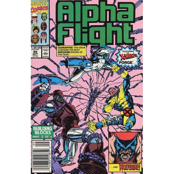 Alpha Flight (1st Series) #88 (Newsstand) VF ; Marvel Comic Book