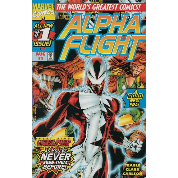 Alpha Flight (2nd Series) #1 (Newsstand) VF ; Marvel Comic Book